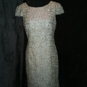 Winter white cocktail/special occasion dress